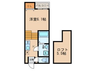 ハーモニーテラス荒中町Ⅱの物件間取画像